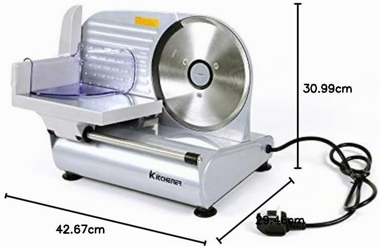 Kitchener fleischschneidemaschine 19cm aufschnittmaschine Heavy Duty Meat Slicer 230V elektrische al