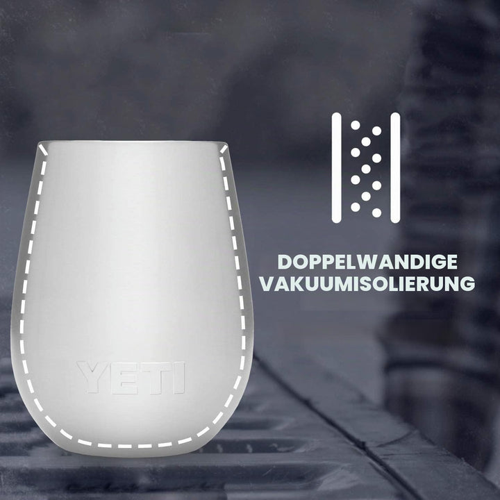 YETI Rambler Weinbecher Mit MagSlider-Deckel, Black, 10 oz (295 ml) Black - New, Black - New
