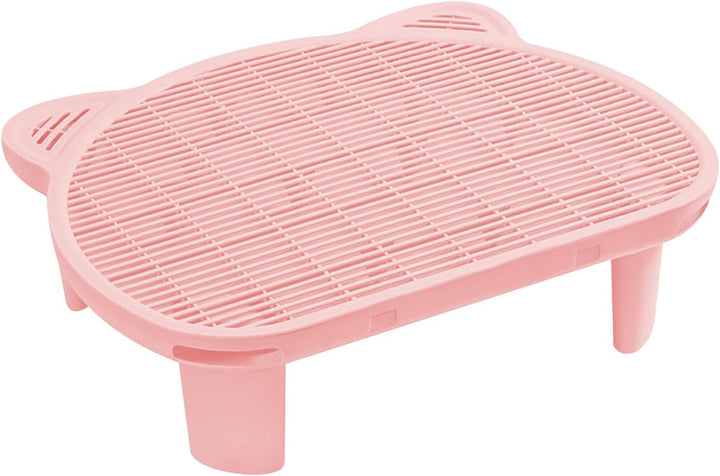 Katzentoilettenrampe mit Filterfunktion, 51 * 40.5 * 15cm, bis 15kg, Katzentreppe für Toilette mit R