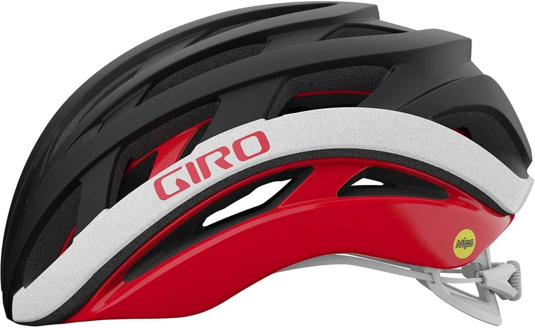 Giro Helios Spherical MIPS Rennrad Fahrrad Helm schwarz/rot 2024, L