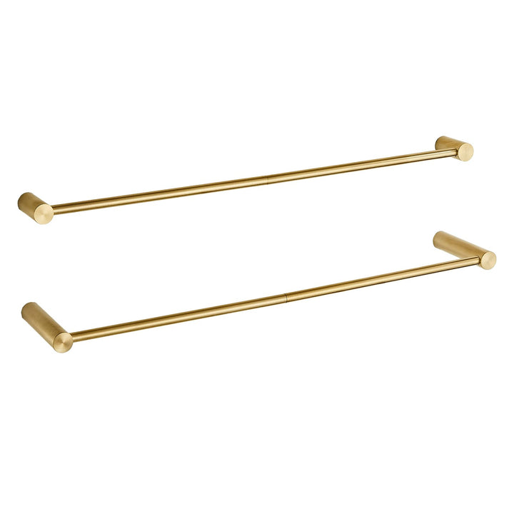 Leekayer 78cm Badezimmer Goldene Doppelschichthandtücherstange, Wandhandtücherhalter, Edelstahl, Sch