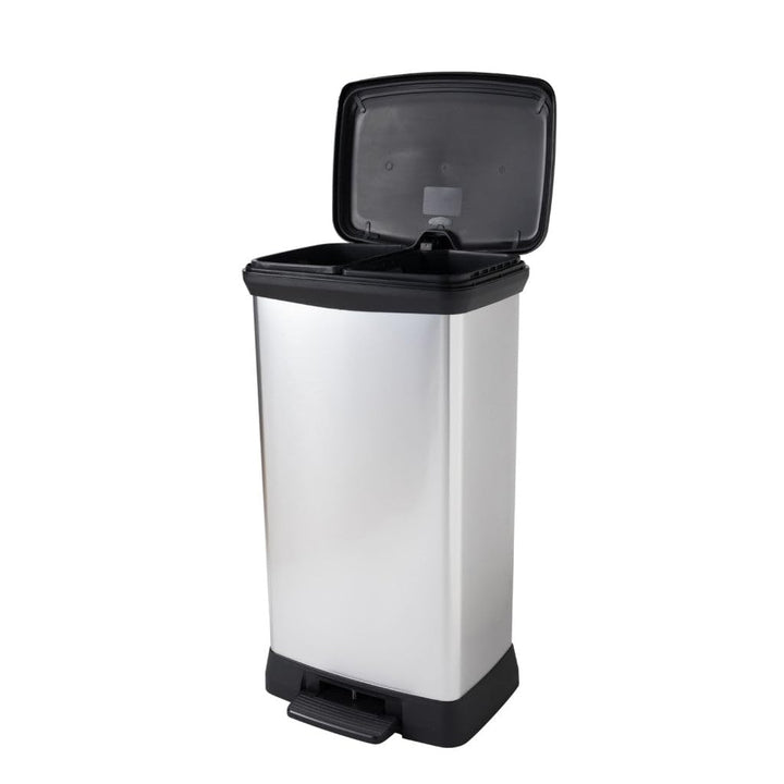Keter | Decobin Duo 23L/23L Zilver metallic (1412026)