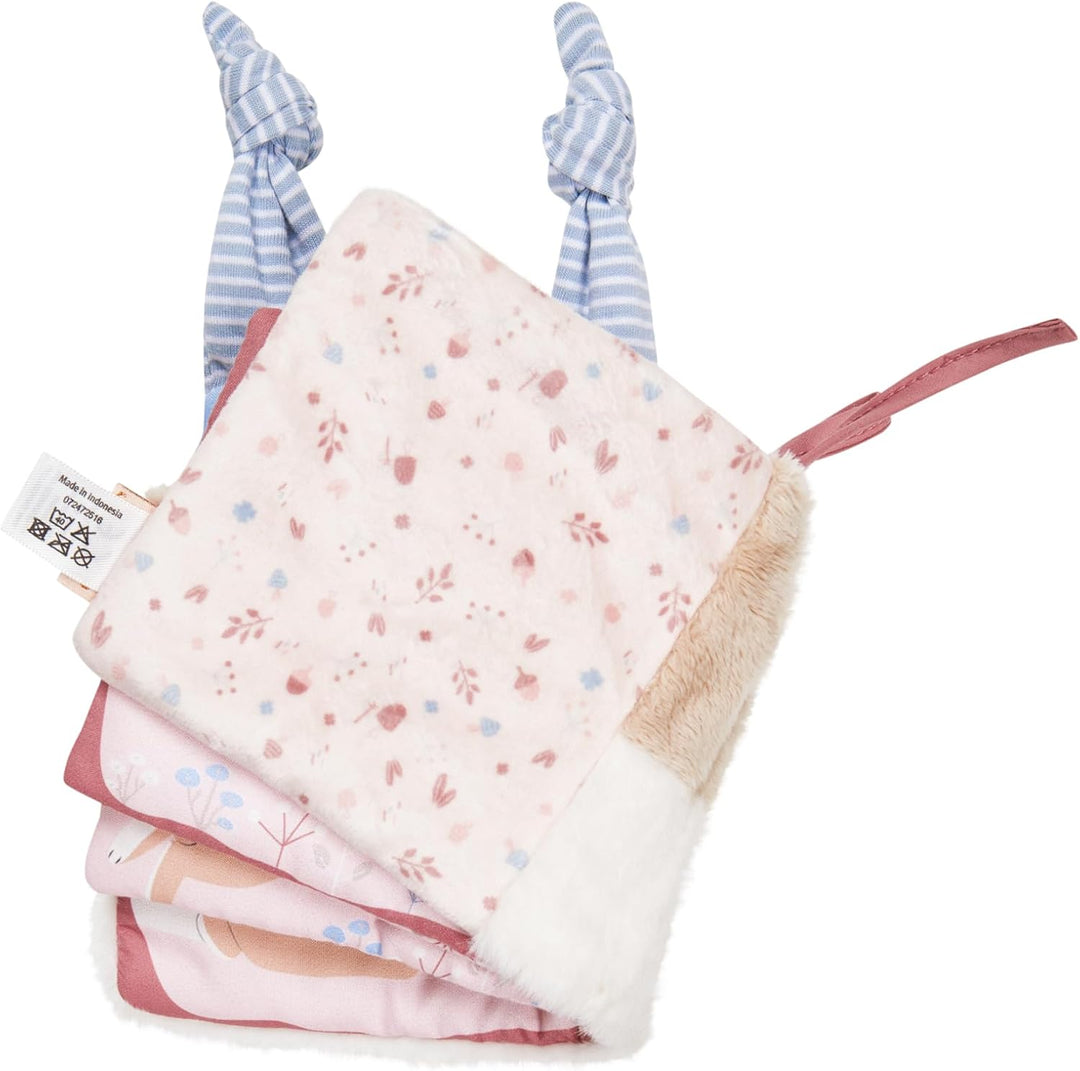 Sterntaler Spielbuch Hase Hanni - weiches Baby Stoffbuch zum Anbinden - Fühlbuch mit Rassel &amp; Kniste