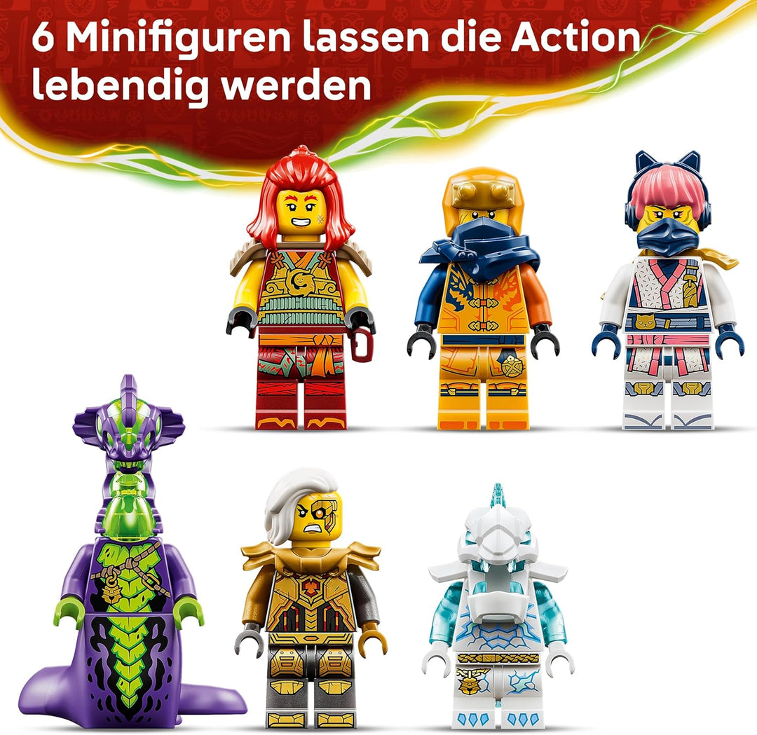 LEGO NINJAGO Wyldfyres Drachenmech - 2-in-1 Ninja-Actionfigur mit Mech von Kaiserin Beatrix und 6 Mi