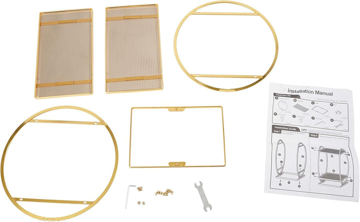 Make-up Organizer, Doppellagige Parfüm Organizer für Kommode, moderner Stil geeignet für Bad Küche u