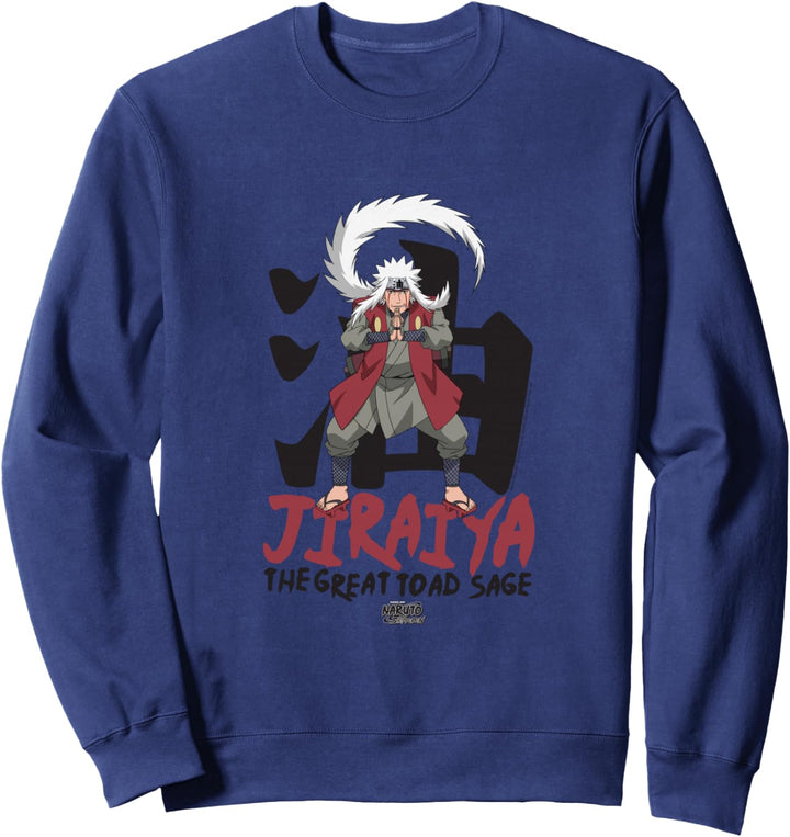 Naruto Shippuden Jiraiya Grosse Kröte Salbei Sweatshirt