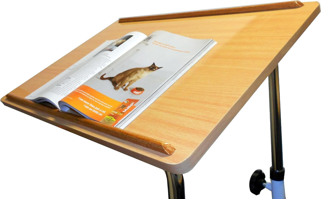 NRS Healthcare Bett- und Stuhltisch mit Rollen Einzeln, Einzeln