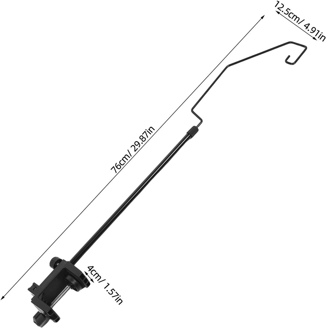 Kabelhalter für Bügelbrett, Eisendrahthalter, Anti Verhedderung 76.00X12.50X4.00CM, 76.00X12.50X4.00