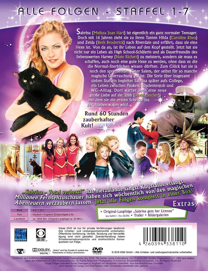 Sabrina - Total verhext! - Gesamtbox (Staffel 1-7) [31 DVDs], DVD