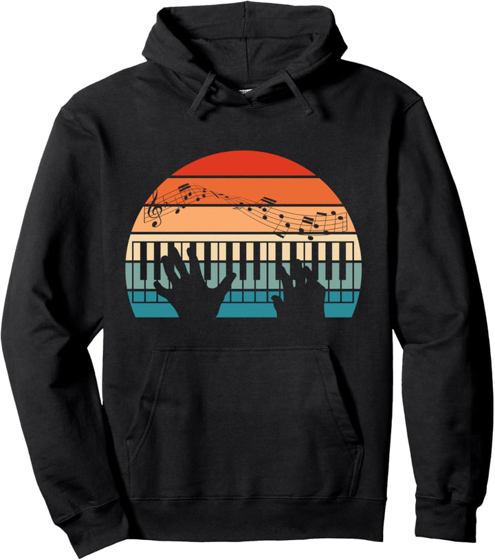 Keyboard Klaviermusik Dynamik Theorie Musiker Klavier Pullover Hoodie