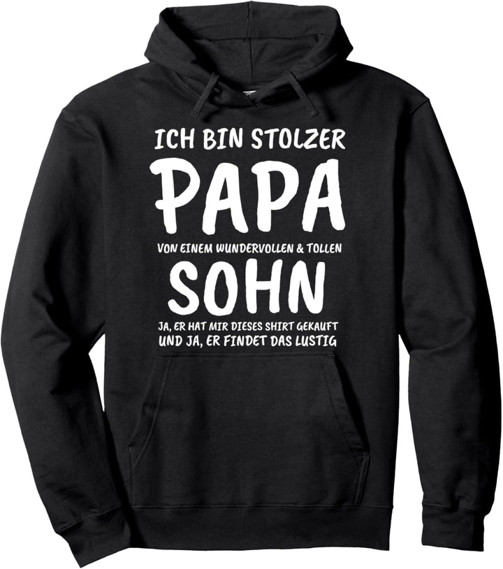Vater Sohn Papa Pullover Hoodie