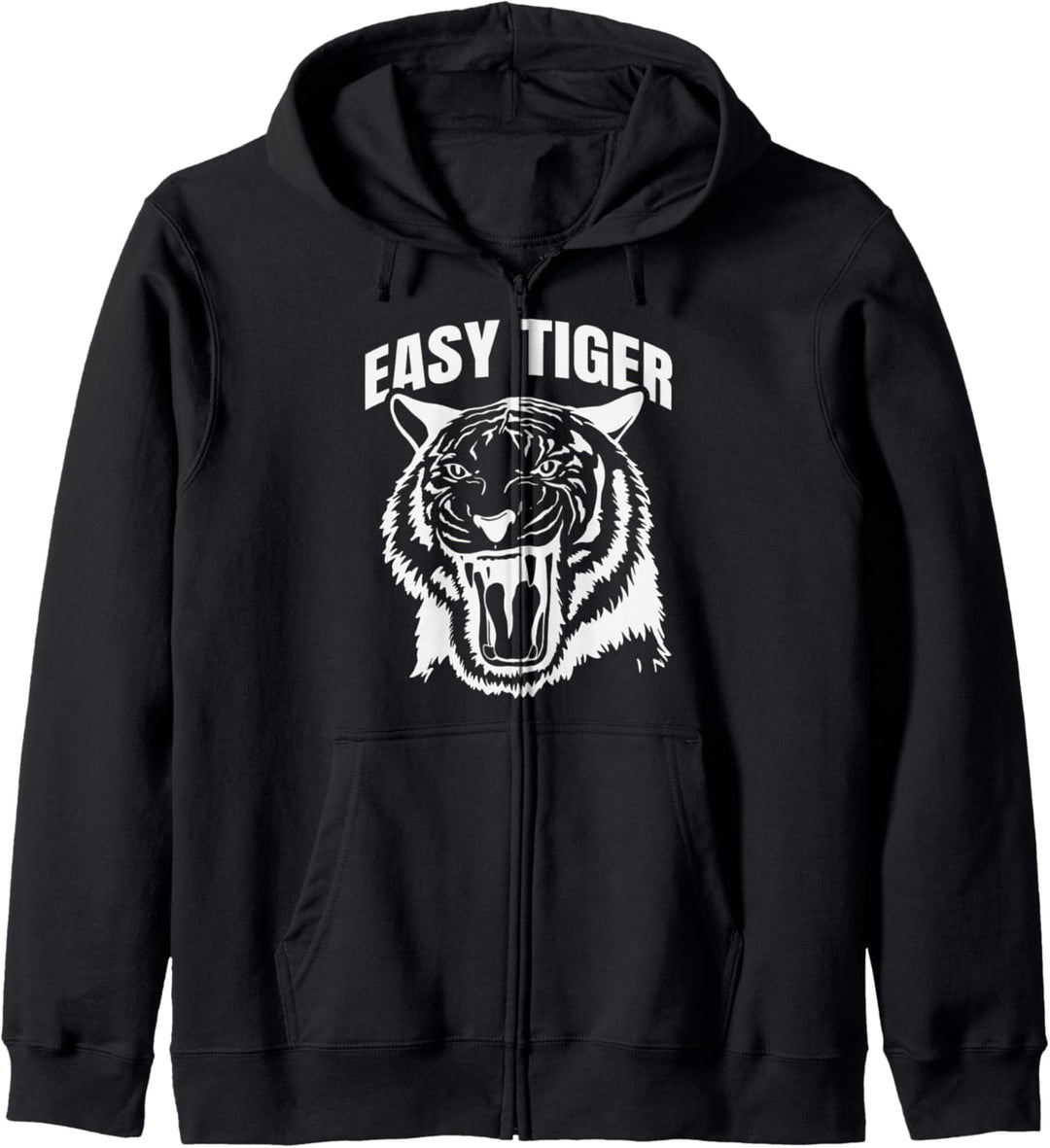 Easy Tiger Big Cat Brüllen Kapuzenjacke