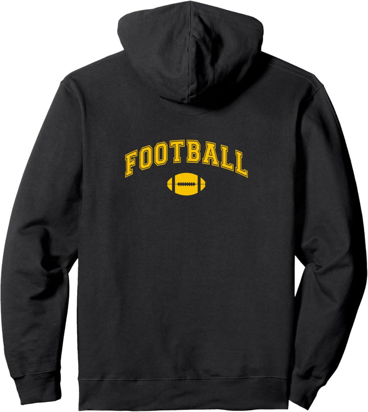 Vintage Football, distressed Pullover Hoodie