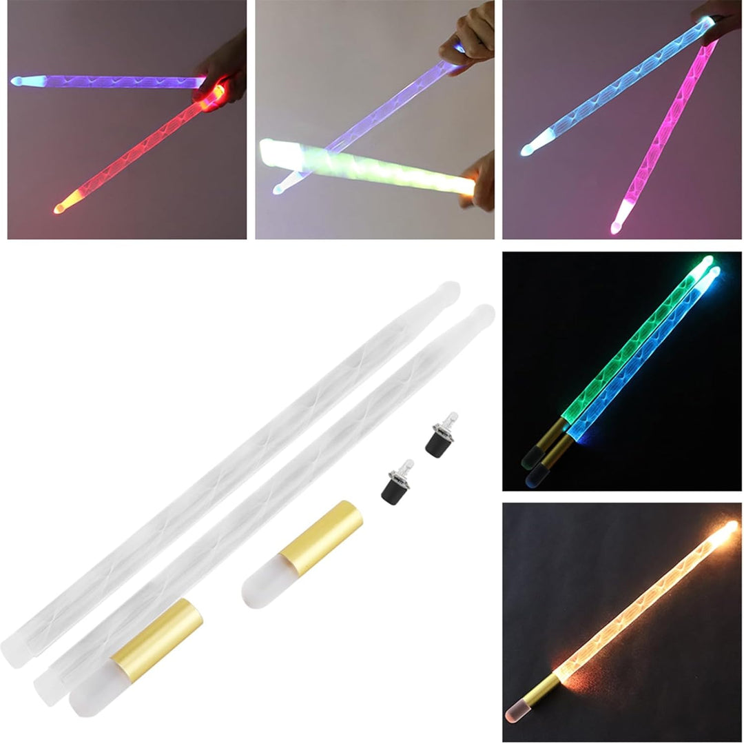 Leuchtende Drumsticks, LED Drumsticks Langlebiges Performance-Zubehör Praktisches, exquisites Design