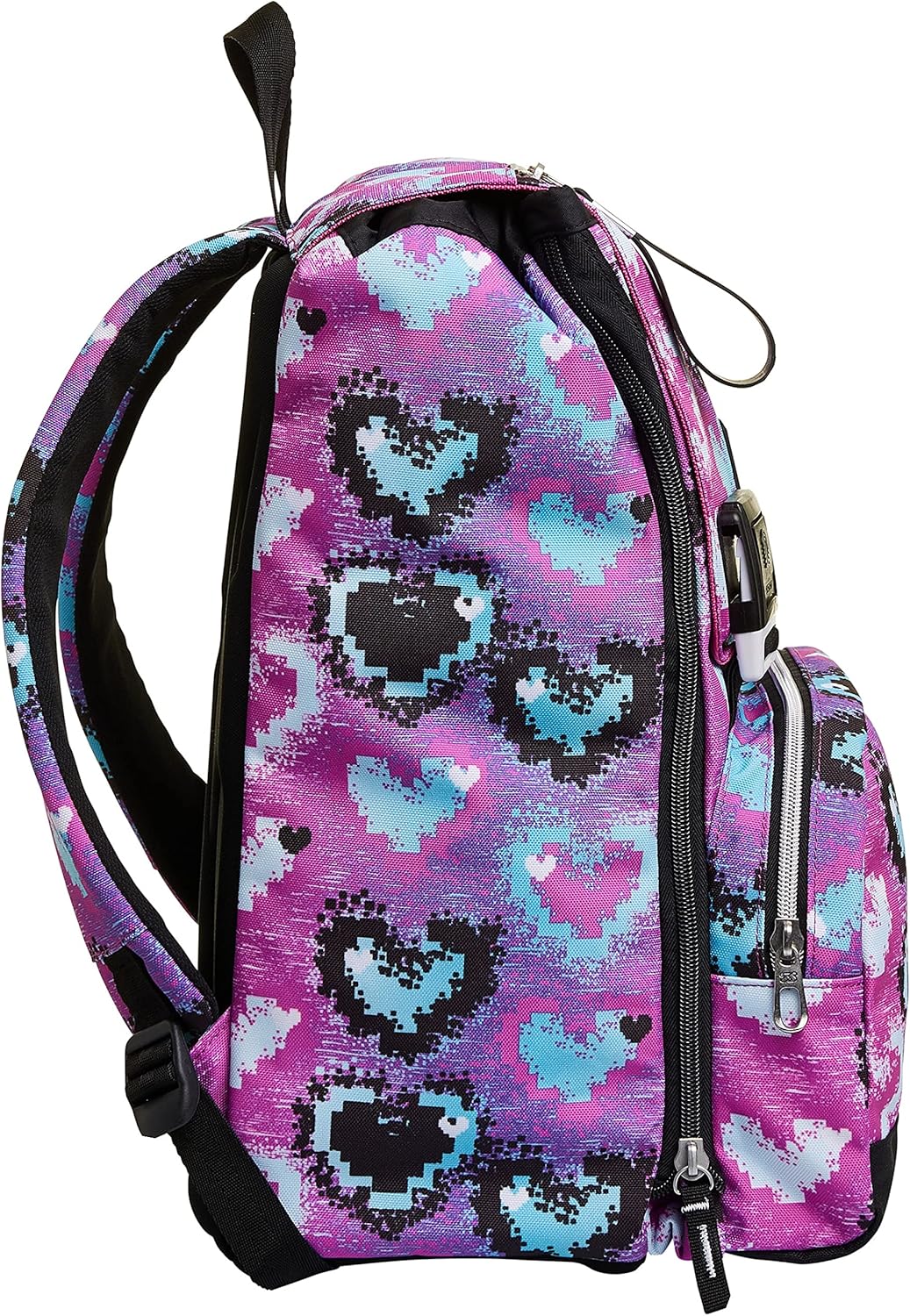Seven Faltbarer Rucksack, Glossy Girl, Rosa, Doppelfach, Schule &amp; Reisen Einheitsgrösse Rosa, Einhei