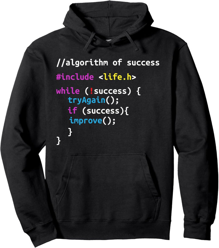Coding Erfolg Algorithmus Programmierer Coder Informatiker Pullover Hoodie