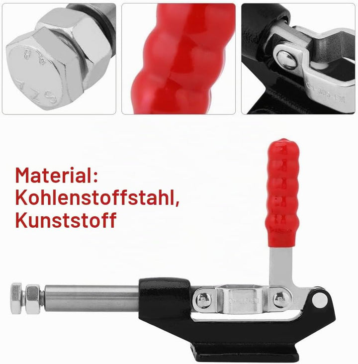 Schnellspanner, 305E 386Kg Kapazitat 42 mm Kolbenhub Push-Pull-Schnellspanner