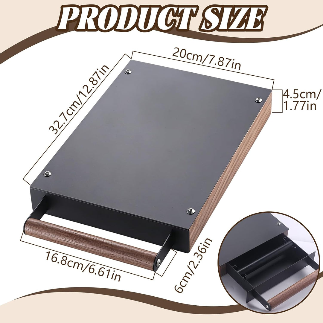 Sudschublade für Kaffeesatz, 32,7x20x4,5cm Abschlagbehälter für Siebträger