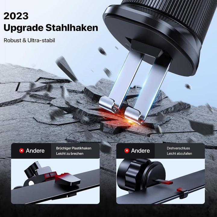 Miracase Handyhalterung Auto Rutschfester KFZ Handyhalter fürs Auto Lüftungsschlitze, Universelle Sm