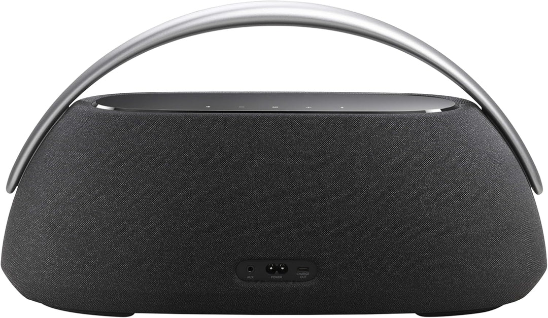 Harman Kardon Go + Play 3 Bluetooth Box in Schwarz – Tragbarer Lautsprecher mit 8-Stunden-Akku und k