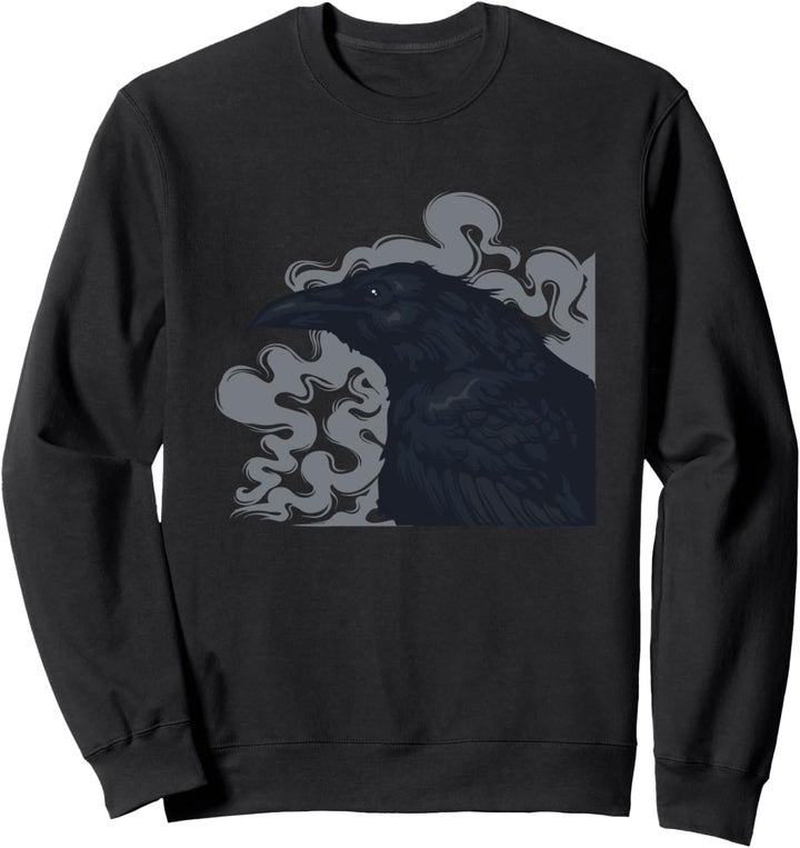 Schwarze Krähe Geschenk Rabe Sweatshirt