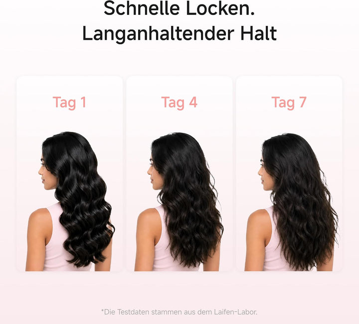 Laifen AutoCurl Lockenstab, Automatischer Lockenstyler, 32 mm, Weiss, Weiss