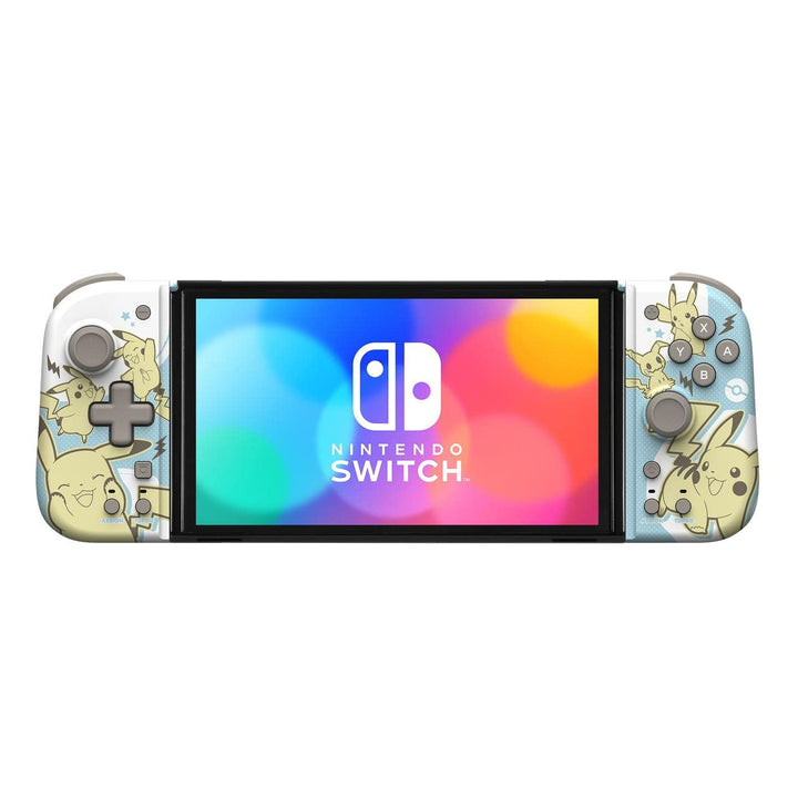 HORI Nintendo Switch Split Pad Compact (Pikachu &amp; Mimikyu) - Ergonomic Controller for Handheld Mode