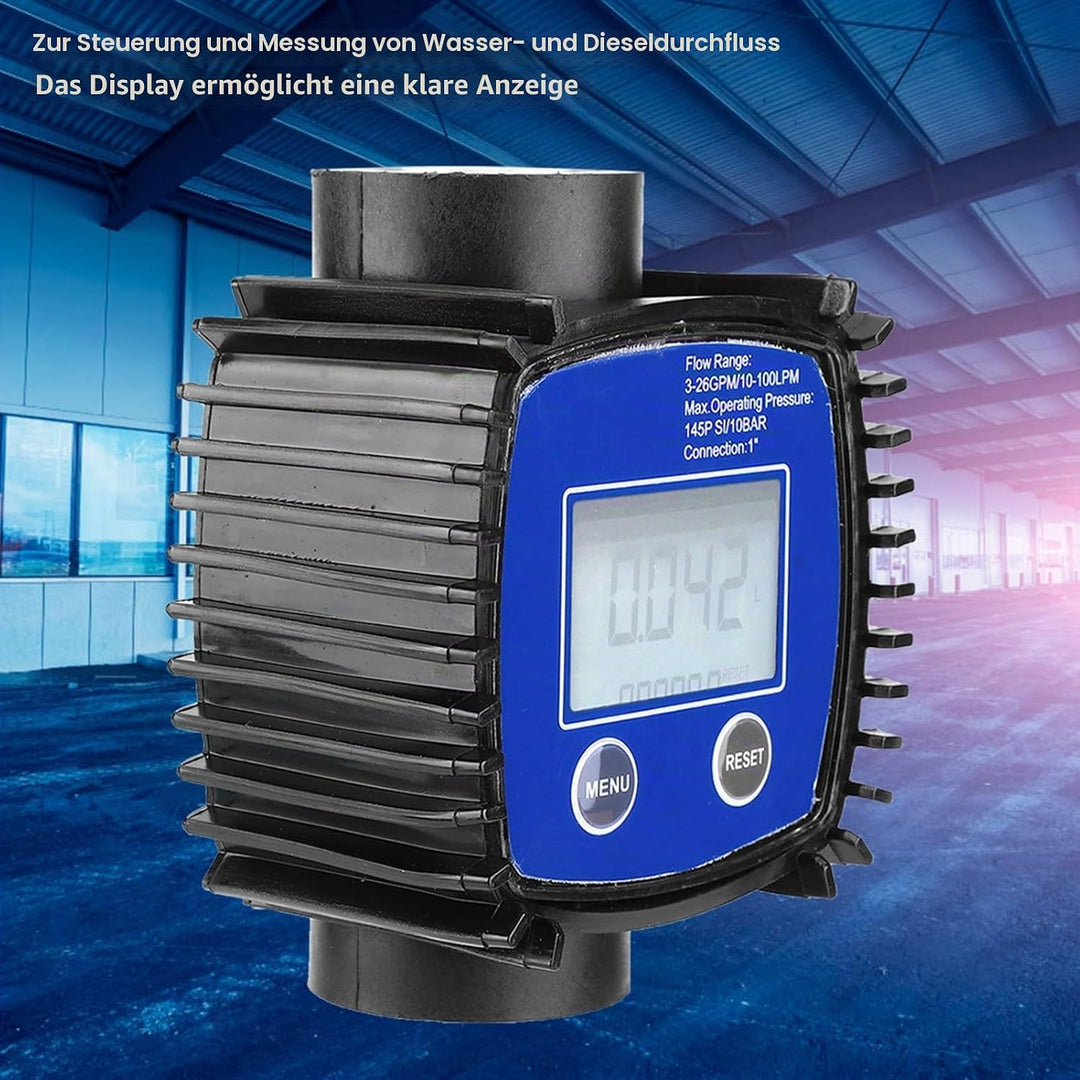 1-Zoll-Innengewinde-Digital-Turbinen-Durchflussmesser Durchflussmesser für Wasser-Öl