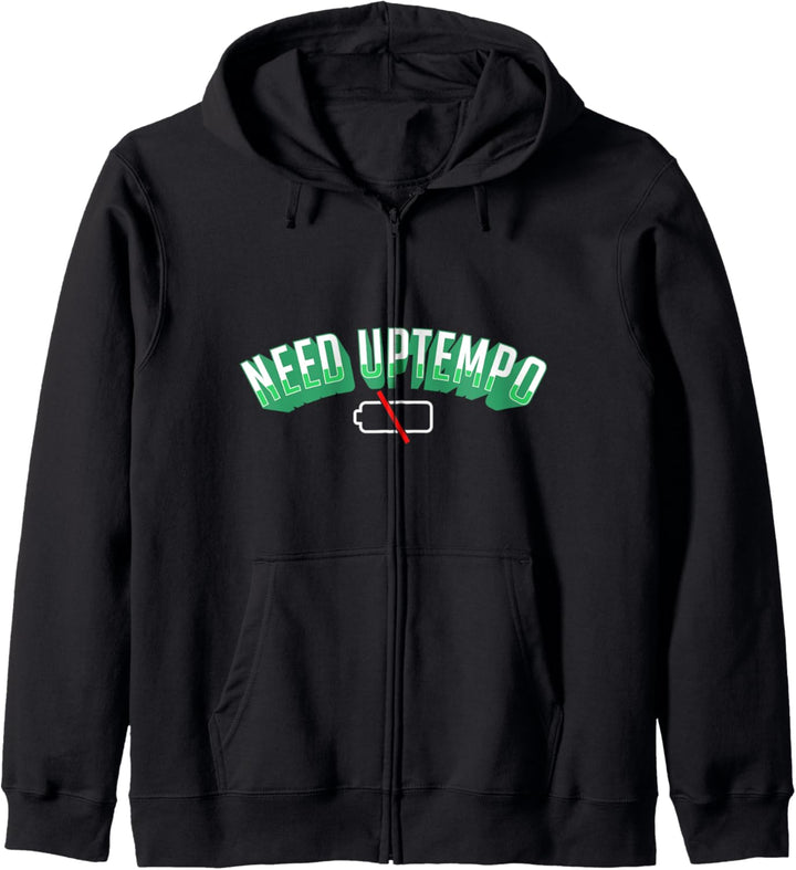 Need Uptempo Rave Uptempo Geschenk Kapuzenjacke
