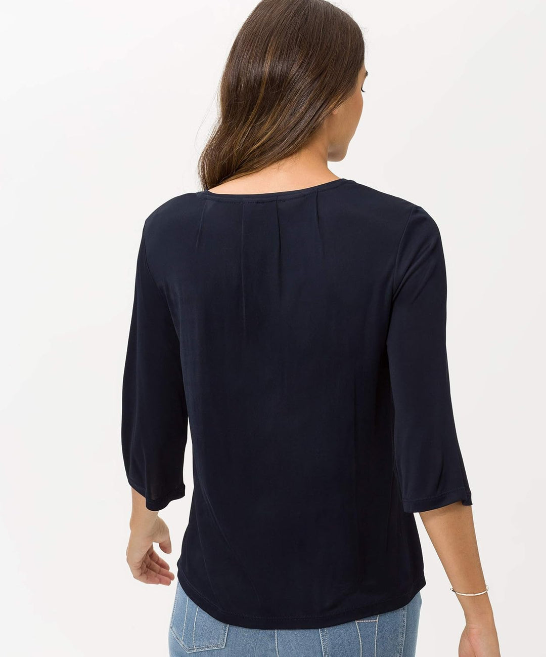 BRAX Damen Style Clara Pullover, Navy, 42