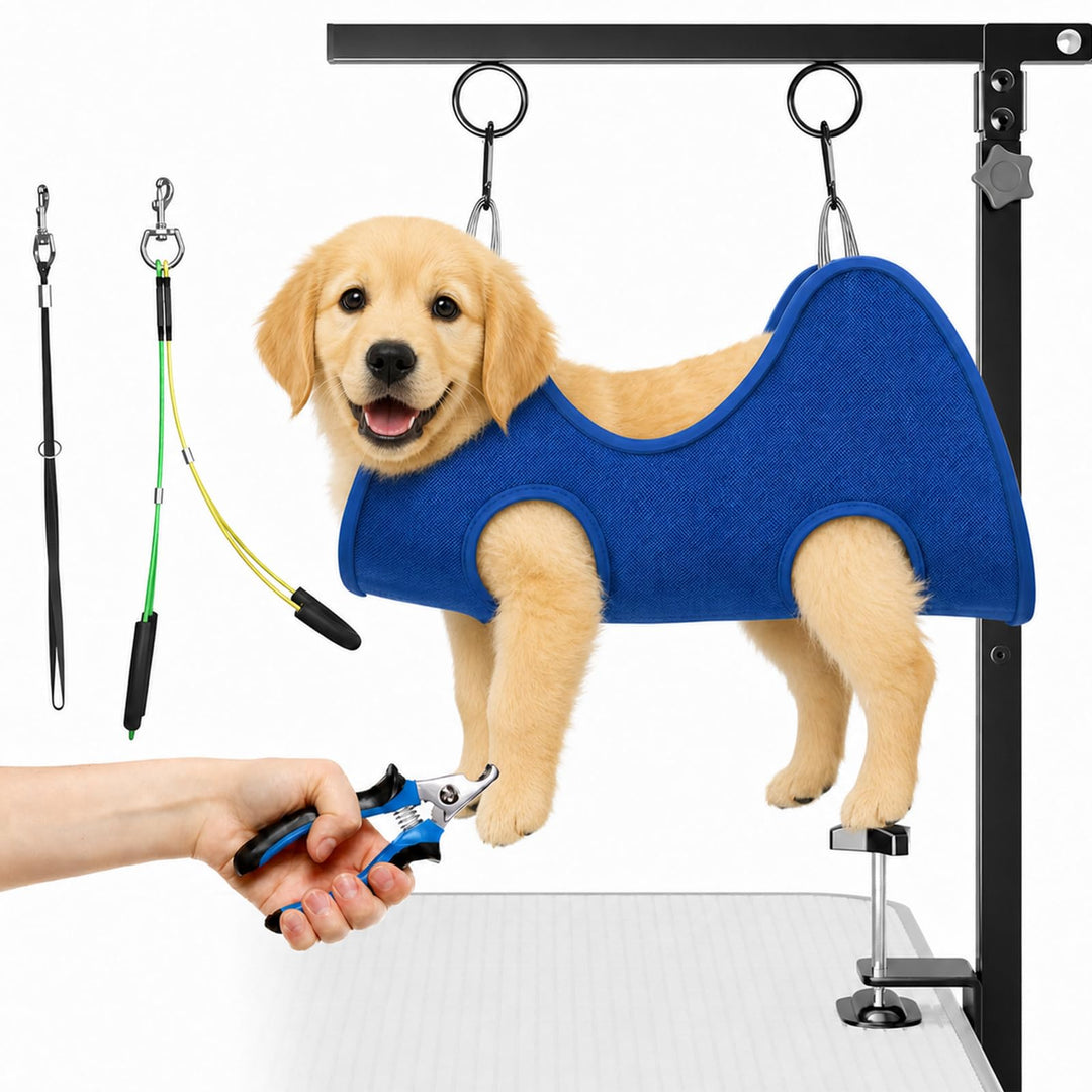 Faltbarer Hundefriseur Tisch - Hängematte mit Gestell