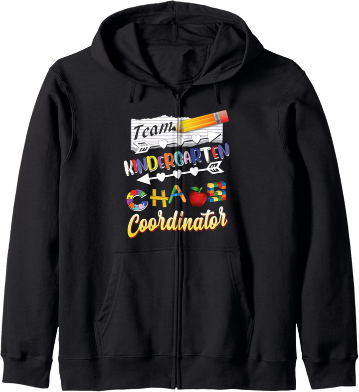 Kindergarten Squad Chaos Coordinator Teacher Appreciation Kapuzenjacke