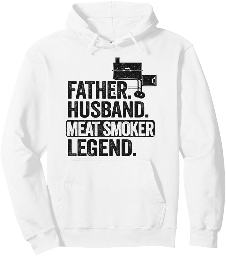 Vater Ehemann Fleisch Smoker Legend Grillen Papa Fleisch Räuchern Pullover Hoodie
