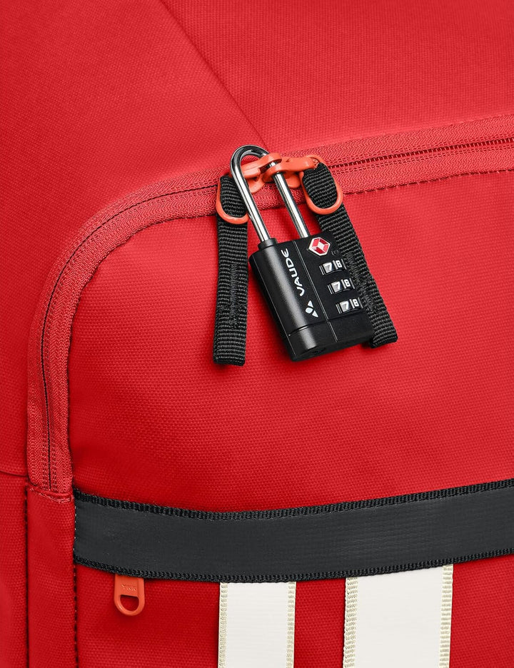 VAUDE Grosser Trolley mit leisen Rollen Einheitsgrösse Rot, Einheitsgrösse Rot