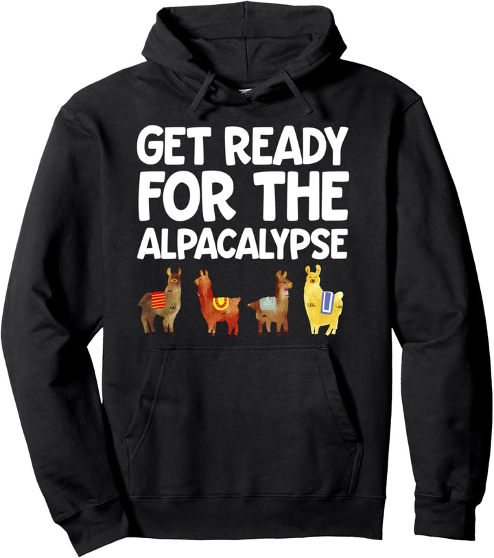 Alpaka-Shirt Machen Sie sich bereit für das niedliche Pullover Hoodie