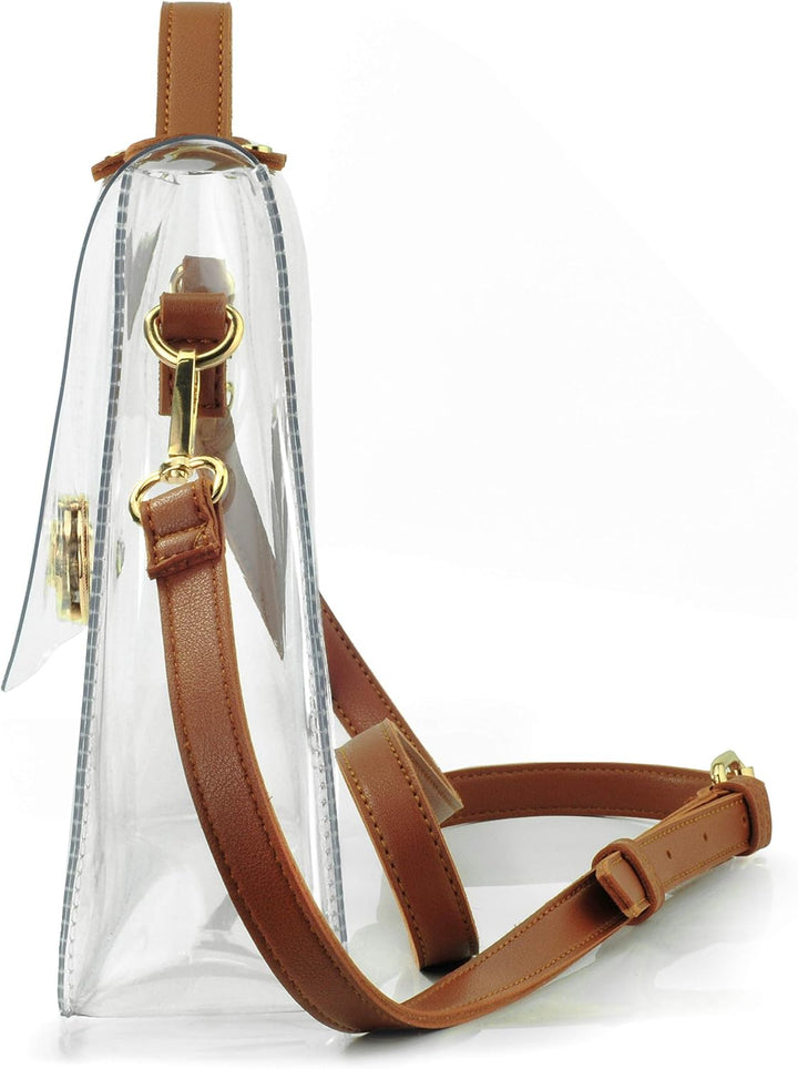 Hoxis Classic Turnlock Crossbody Kuriertasche Nude, Nude