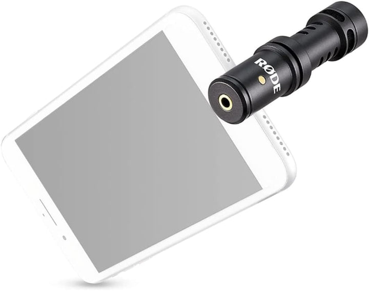 Rode VMML Videomic Me-L Mikrofon für iPhone + WS9 Windschutz Orange + keepdrum Mikrofasertuch ME-L M