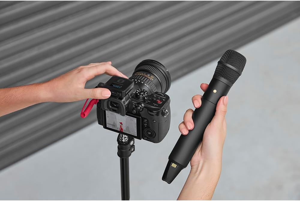RØDE Interview PRO Drahtloses Handheld-Kondensatormikrofon mit Einer Kapsel in Rundfunkqualität und