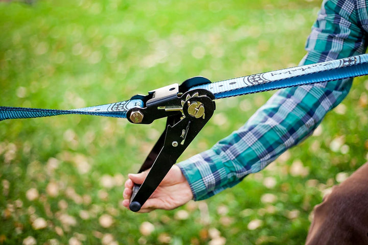 ZenMonkey Slacklines Kit mit Baumschutz, Stofftragetasche und Anleitung (evtl. nicht in deutscher Sp