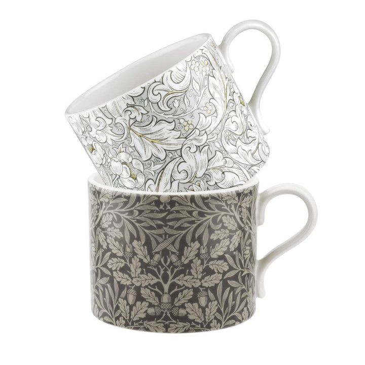 Spode PUMC8726-XG William Morris Junggesellenabschied Knopf und Eichel, 2er-Set, keramik
