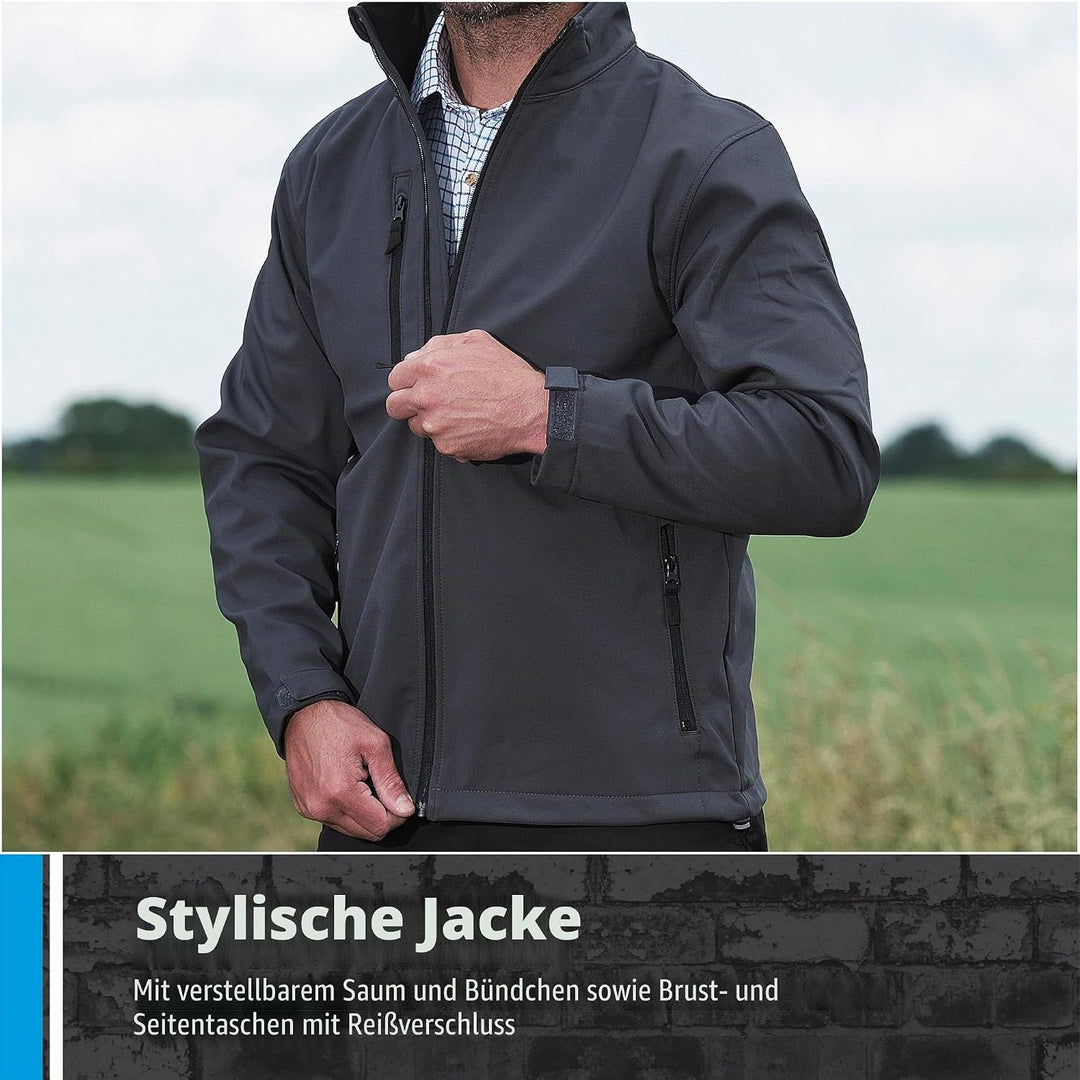 Softshell-Jacke 204 Selkirk von Fortress, schwarz, 204, L L Schwarz, L Schwarz