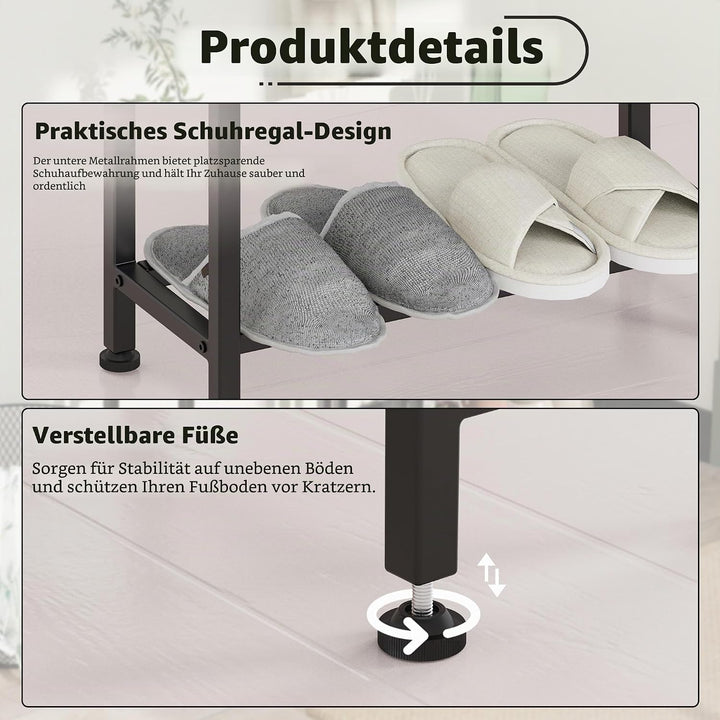 Kleiner Schmaler Beistelltisch mit Ladestation, Schlanker Endtisch für Kleine Räume, Schlanker Nacht
