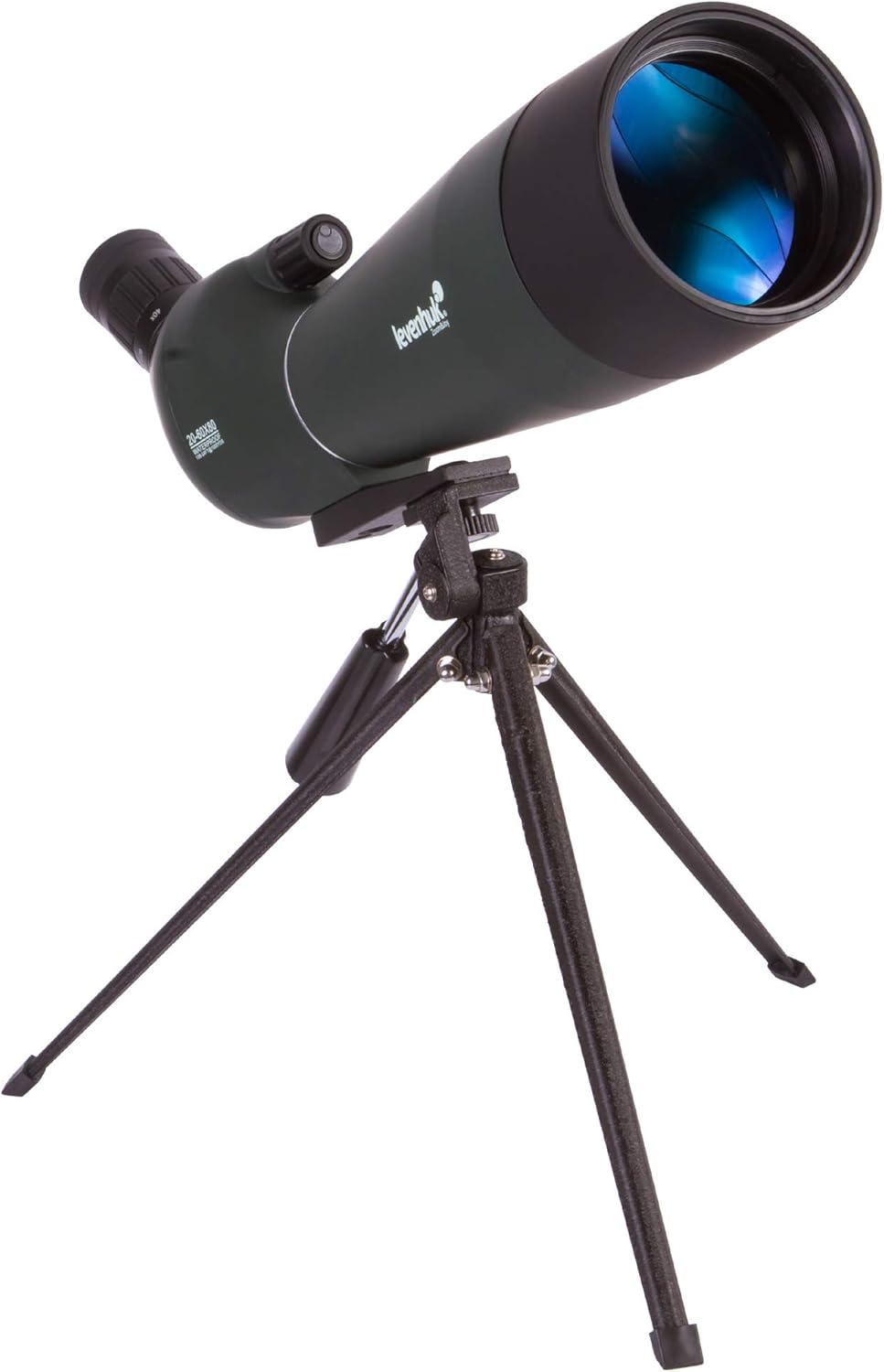 Levenhuk Blaze Base 80 Tragbares Spektiv mit BK-7-Glasoptik, Metall-Tischstativ und Tasche zur Beoba