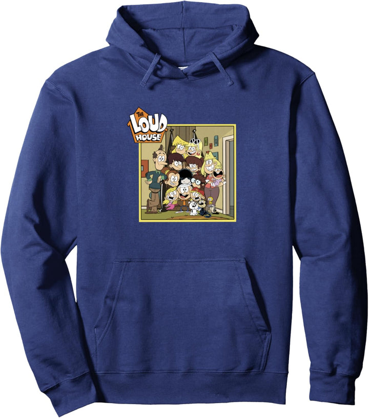 The Loud House Group Shot Framed Poster Pullover Hoodie