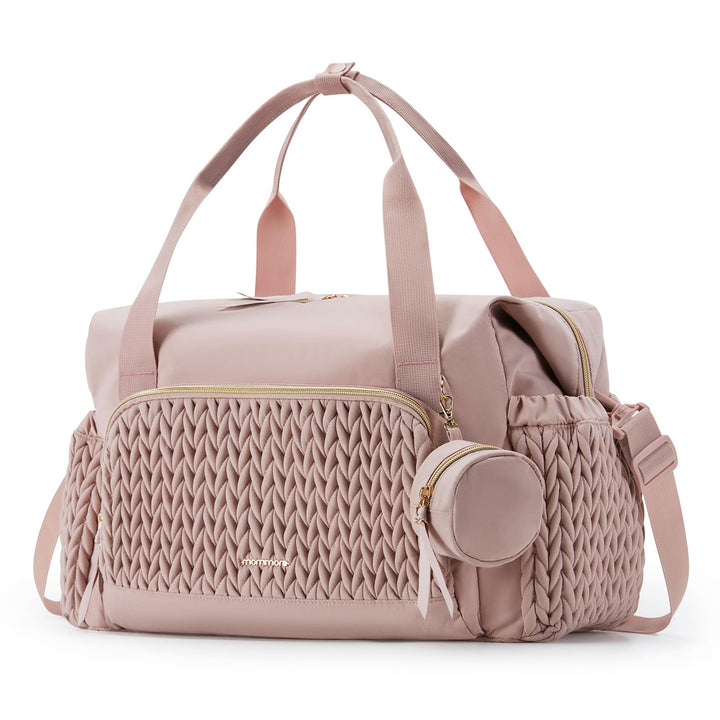 mommore Wickeltasche, geräumige Reise-Wickeltasche, Kliniktasche für die Geburt, Babytasche mit Schn