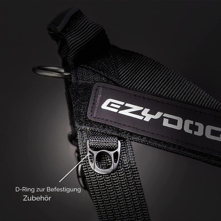EZYDOG Express Hundegeschirr | Hundegeschirr für kleine, mittelgrosse und grosse Hunde, abgewinkelte