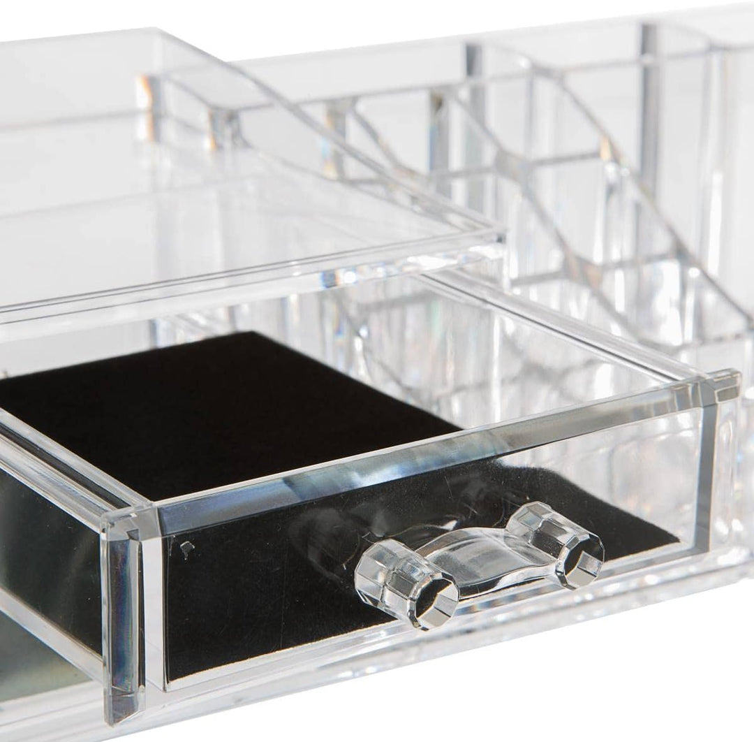 5five - organizer mit 2 schubladen "selena" transparent cm Durchsichtig, cm Durchsichtig
