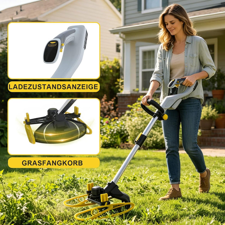 Akku Rasentrimmer mit Akku für Makita Akkus【Aussenläufermotor】 DD, DD