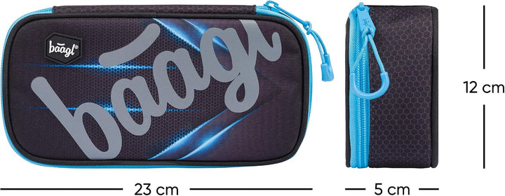 Baagl Schulrucksack Set Jungen 3 Teilig, Schultasche ab 3. Klasse, Grundschule Ranzen für Jungs mit