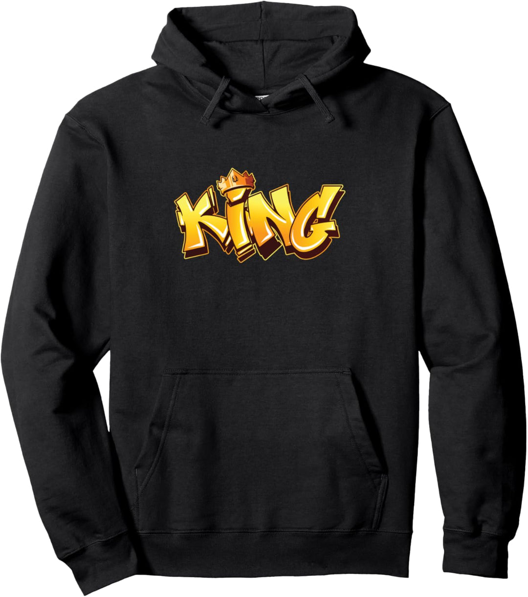 König Graffiti Graffito Sprayer Spray Urban Kunst Geschenk Pullover Hoodie